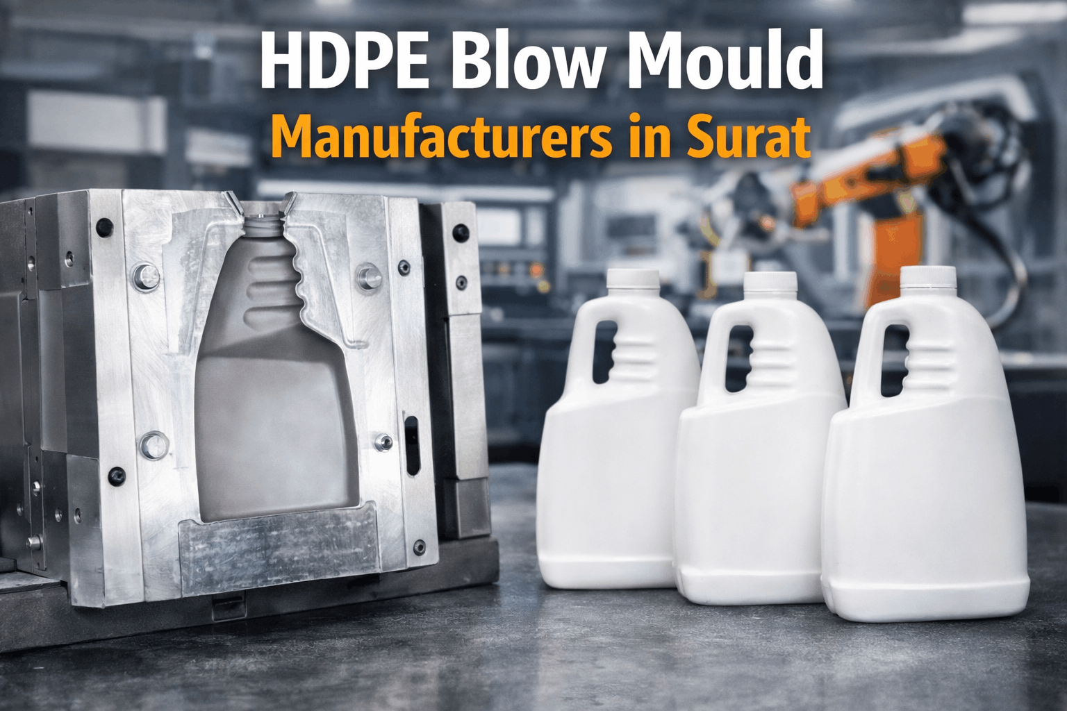 HDPE Blow Mould Manufacturers in Surat – Precision, Strength & Performance