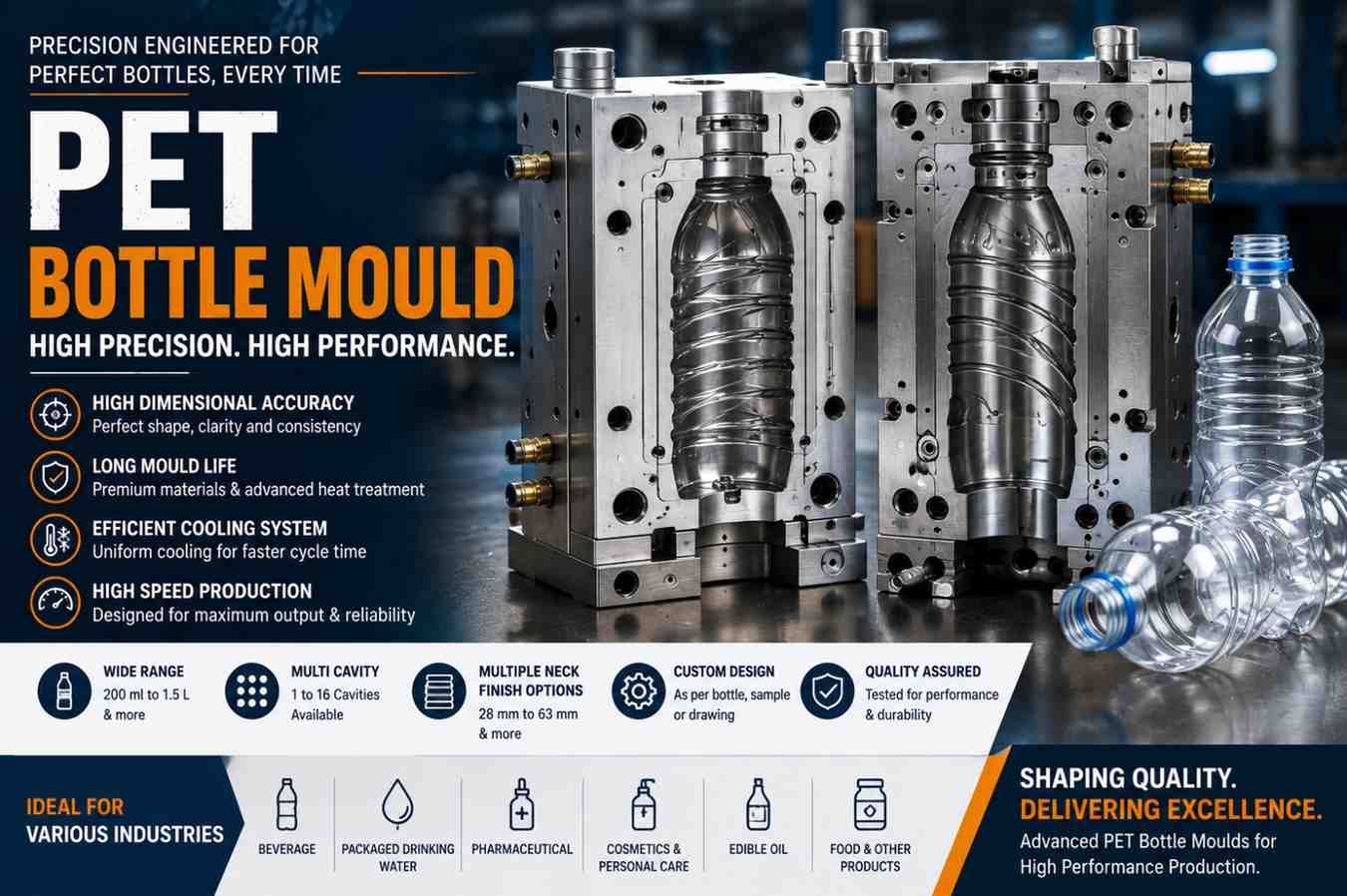 How Precision PET Bottle Moulds Improve Packaging Quality and Production Efficiency