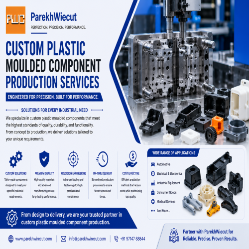 Custom Plastic Moulded Component Production Services for Industrial Needs