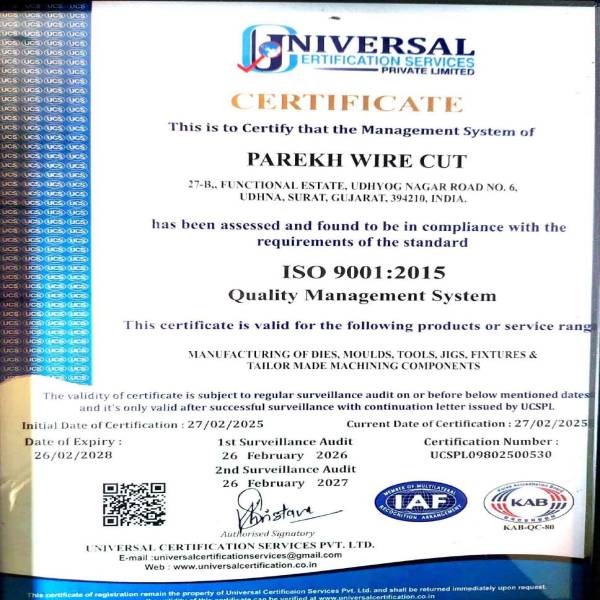 ISO Certificate Certificate